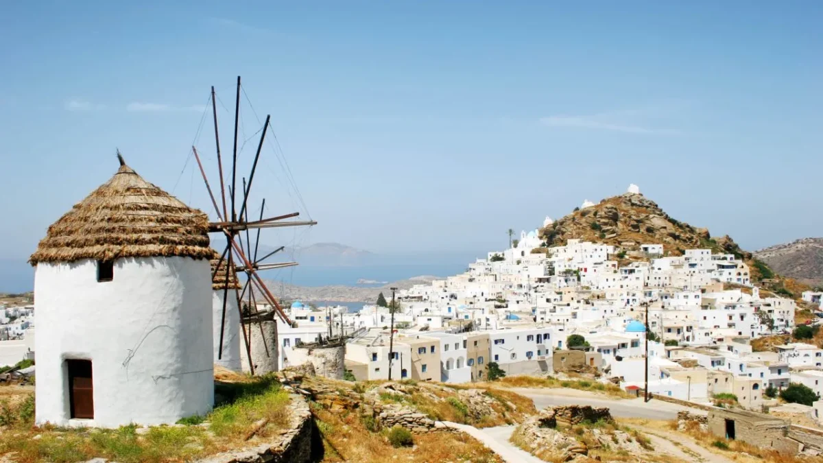 ios-villages-theodotti-chora-mylopotas Ios Greece travel guide featuring Mylopotas Beach and the Aegean Sea, exploring whether Ios is worth visiting in 2027